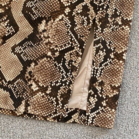 ♥ Altuzarra Target Snakeskin Pencil Skirt US 4       - O - Picture 3 of 4